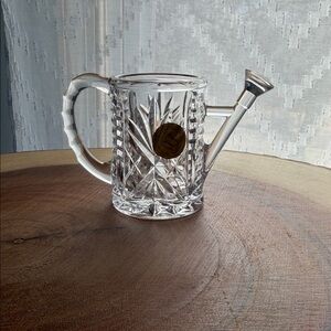 Princess House Crystal Watering Can Vase